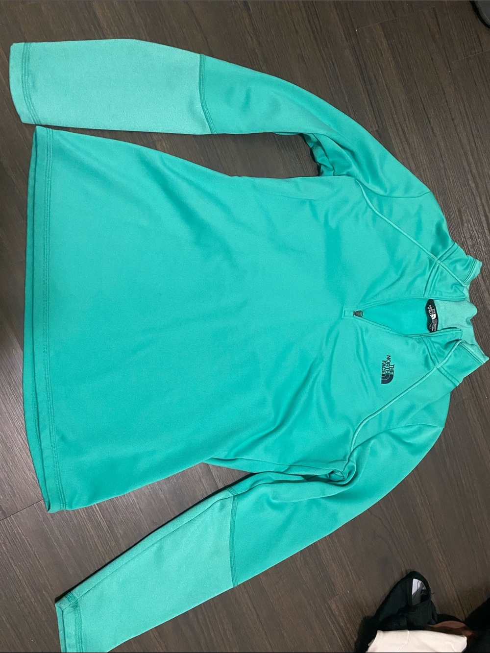 The North Face Turquoise Quarter-Zip Pullover